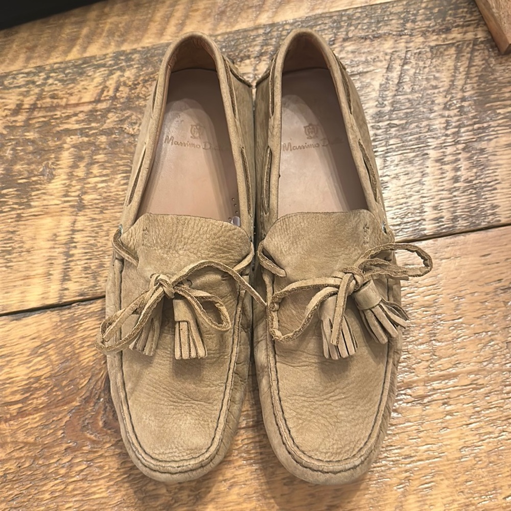 Massimo Dutti Suede Boating Shoes